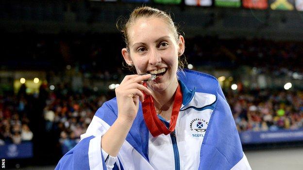 Kirsty Gilmour won silver at Glasgow 2014
