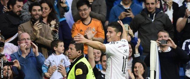 James Rodríguez helps Real Madrid to comfortable Almería win