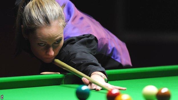 World Snooker: Reanne Evans criticises gender divide in sport ...