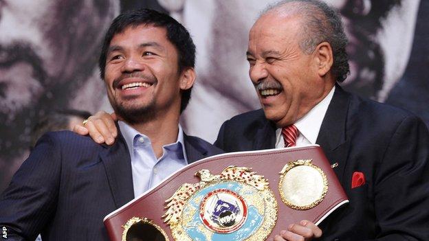 Manny Pacquiao and Francisco Valcarcel