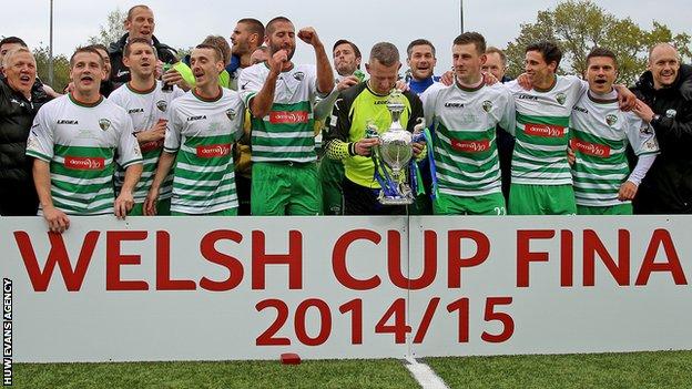 The New Saints won the Welsh Cup in 2015