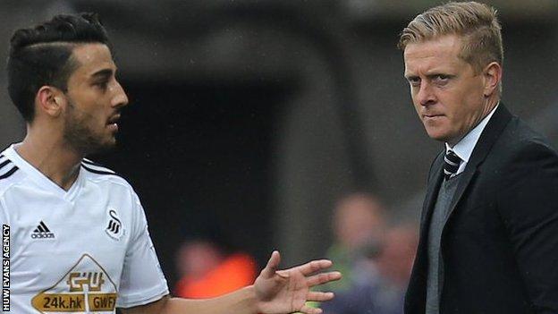 Neil Taylor and Garry Monk