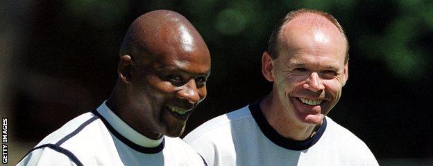 Ellery Hanley and Sir Clive Woodward