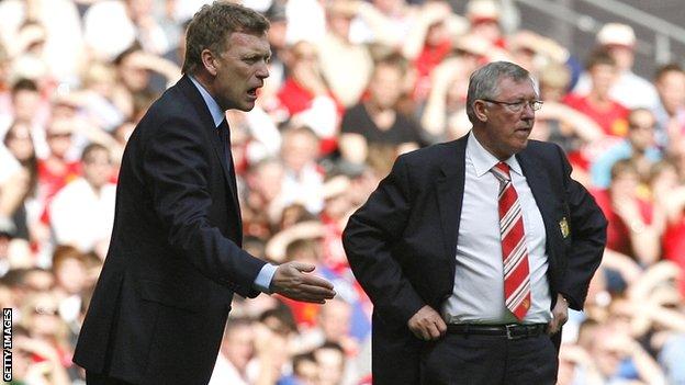David Moyes and Sir Alex Ferguson