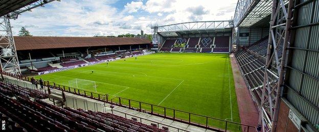 Hearts could move from Tynecastle for a season