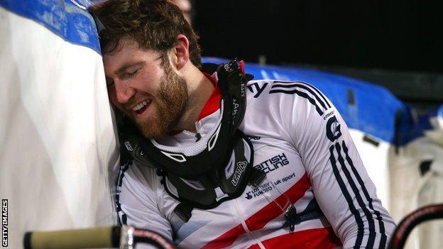 Great Britain's BMX rider Liam Phillips