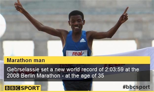 Haile Gebrselassie, BBC Sport