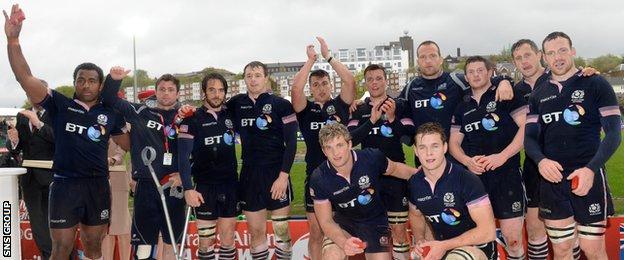 Scotland finished as runners-up to South Africa in the Plate final at Scotstoun