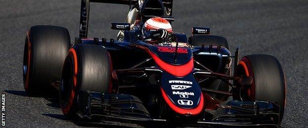Jenson Button of McLaren