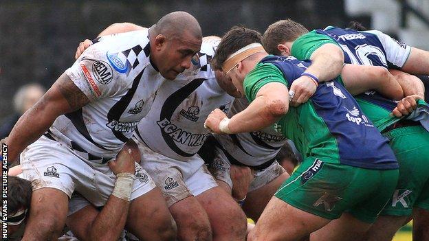 Pontypridd take on Connacht 'A' in the British & Irish Cup