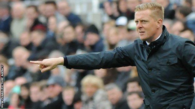 Swansea City manager Garry Monk
