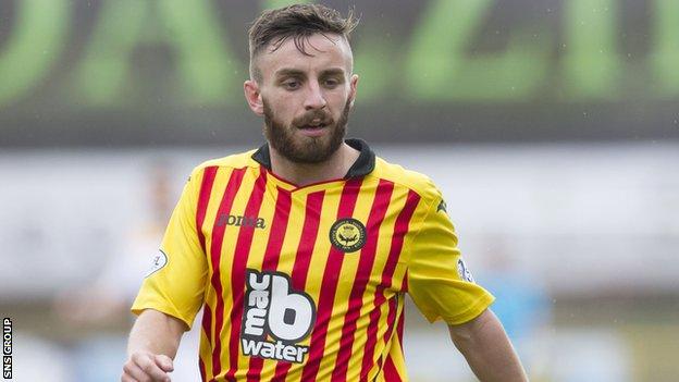 Steven Lawless moved to Firhill in the summer of 2012