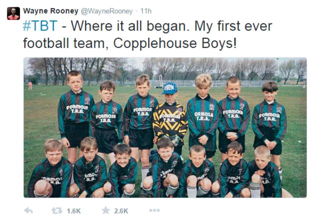 Wayne Rooney's first team