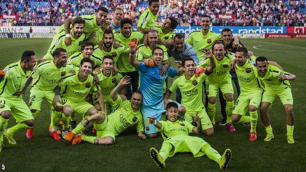Barcelona win La Liga