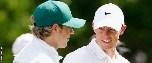 Niall Horan and Rory McIlroy