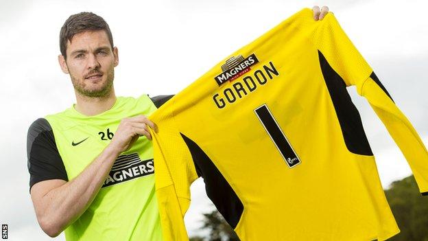 Celtic goalkeeper Craig Gordon