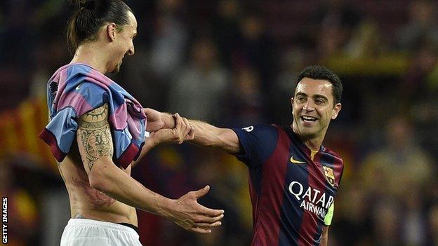 Xavi (right)