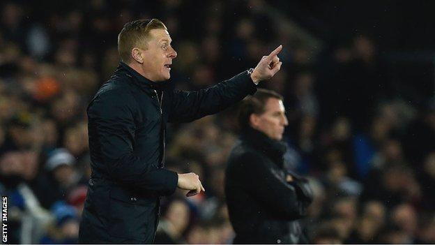Swansea manager Garry Monk now stands equal with former bosses including Brendan Rodgers at Liverpool