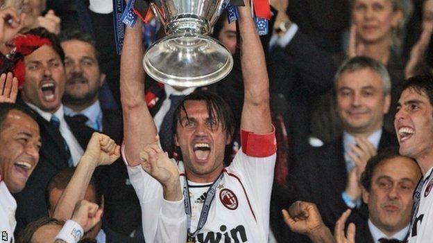 Paolo Maldini won the Champions League five times