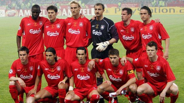 Steve Finnan was part of the Liverpool side which started the 2005 Champions League final in Istanbul