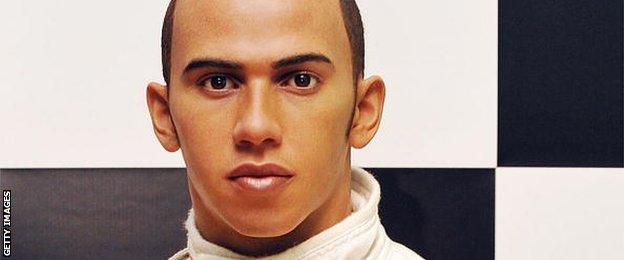 Lewis Hamilton waxwork