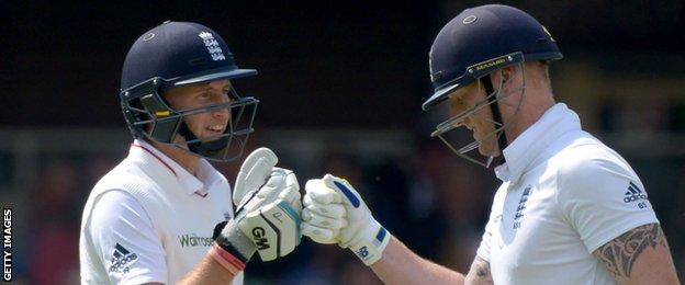 Joe Root and Ben Stokes