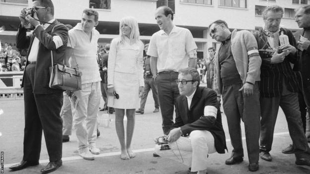 20th May 1966: Swedish actress Britt Ekland with her husband, Peter Sellers