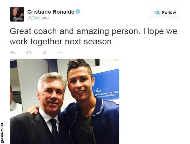 Cristiano Ronaldo on Twitter