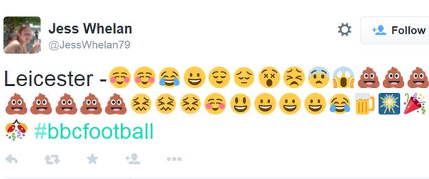Leicester's season in emojis