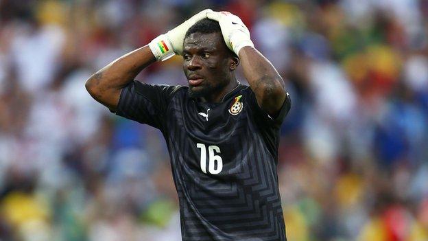 Ghana goalkeeper Fatau Dauda