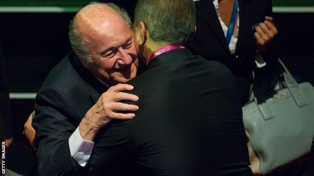 President Sepp Blatter opens the Fifa congress