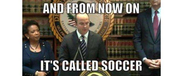 An internet meme pokes fun at Fifa