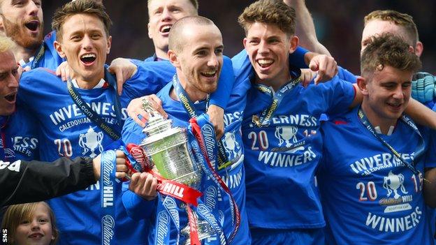 Inverness Caledonian Thistle claimed their first ever Scottish Cup