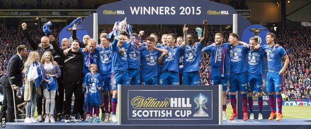 Inverness lift the Scottish Cup