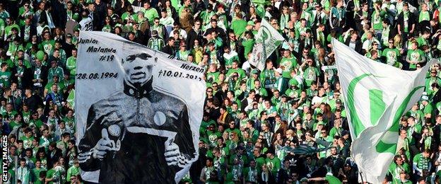 Wolfsburg fans