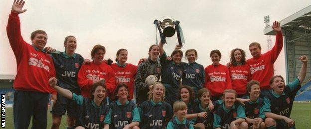 Arsenal Ladies 1995 FA Cup