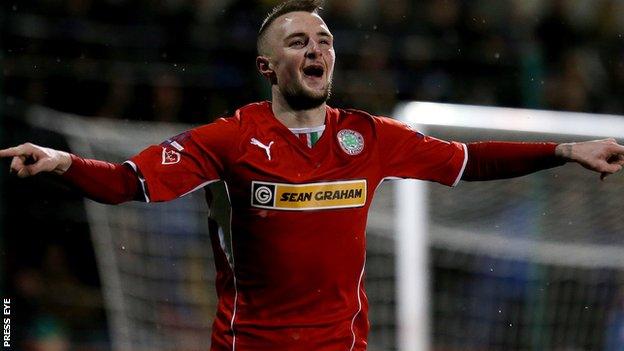 Jude Winchester has asked to be placed on the transfer list at Cliftonville.
