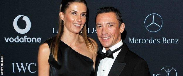 Frankie Dettori and wife Catherine