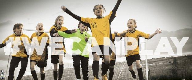 Fa Campaign To Keep More Girls Playing Football Bbc Sport 