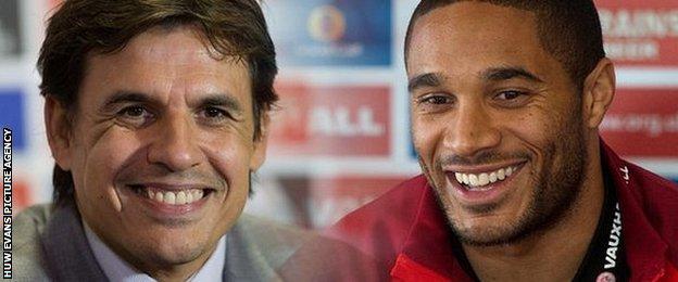 Chris Coleman and Ashley Williams
