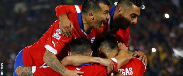 Chile celebrate