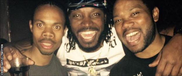 Chris Gayle and friends