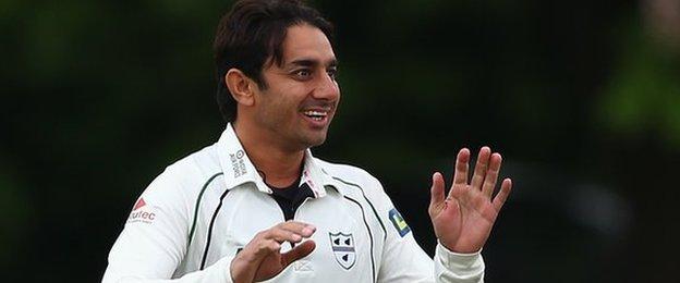 Worcestershire spinner Saeed Ajmal