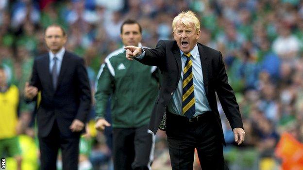 Scotland manager Gordon Strachan