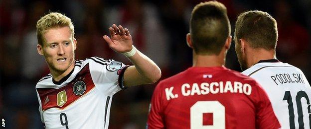 Germany forward Andre Schurrle