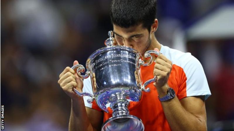 Spanish teenager Carlos Alcaraz grabbed his first Grand Slam title.