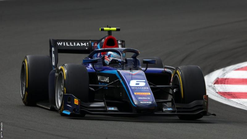 F1 driver Logan Sargeant feels no extra pressure at Williams.`