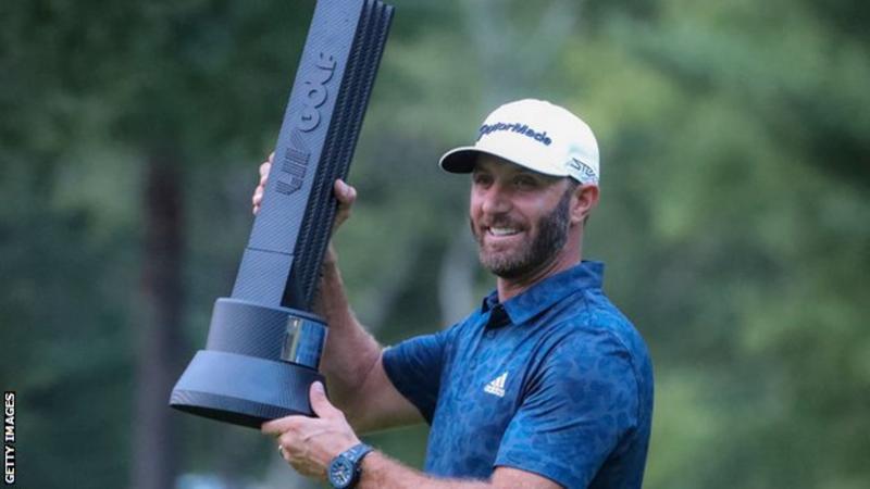 Dustin Johnson awarded with a prize money of $18m (£16.2m).