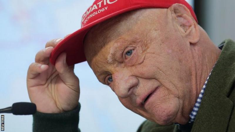 Niki Lauda: Three-time Formula 1 champion has lung transplant - BBC Sport