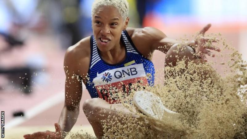 Yulimar Rojas Sets New Indoor Triple Jump World Record In Madrid Bbc